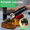 GATGOODS Gravity Electric Salt and Pepper Grinder Set, Adjustable Coarseness,