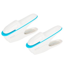 2Pcs Stapleless Stapler, No Staple Stapler Paper Clinch Compact Staple Free Stapler Binding Hand Tool, Up to 8 Sheets Binding