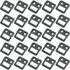 FMHXG 50PCS Photo Frame Picture Frame Backboard Concealed Hooks Iron Self Fixing Serrated Hooks 28 x 27 mm Barbed Serrated Hanging Hardware Accessories Home Decor Gallery Display Hooks Black