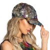 Boland 33004 - Rainbow Switch Hat, Reversible Sequins, Rainbow/Silver, Accessory,