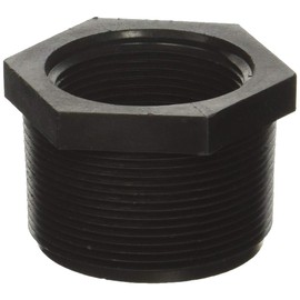 GREEN LEAF RB 200-112 P Leaf Pipe Reducing Bushing, 2 X 1-1/2 In, Mpt X Fpt, Polypropylene