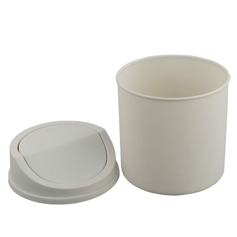 CadineUS Cubo de Basura de 2 Litros con Tapa Basculante,