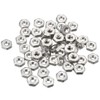 TA-VIGOR 50Pcs Hex Nuts, 6#-32 UNC Self Locking Nuts, 304