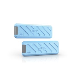 Ninja FrostVault 1lb. Ice Packs, 2-Pack, Reusable, Refreezable Ice Blocks, Mess Free, Recyclable, Designed to Fit Ninja FrostVault