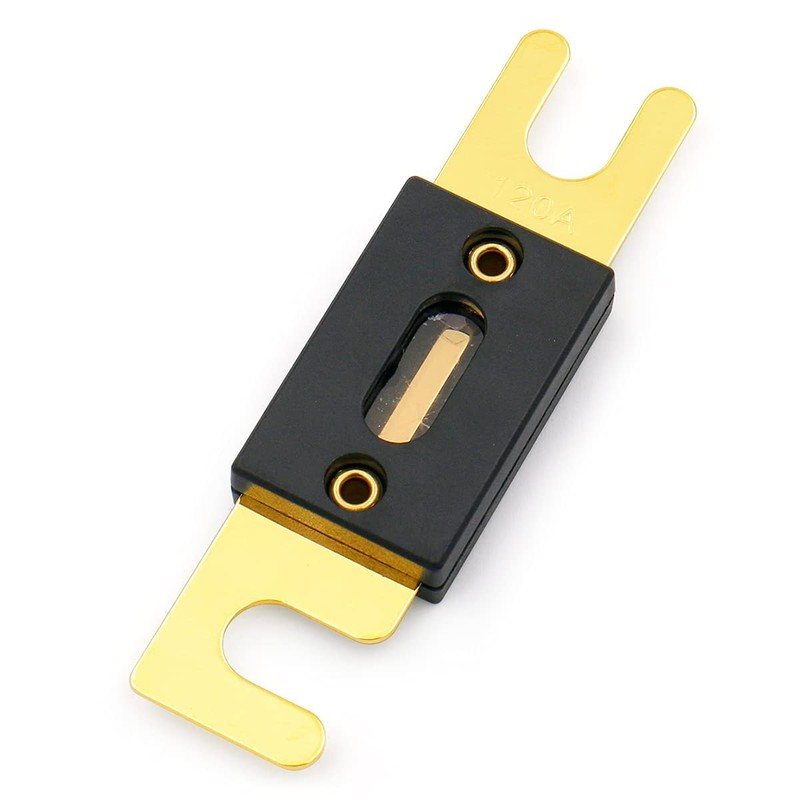 Baomain 2-Pack 120A ANL Fuse Bulk Value Pack with Gold-Plated