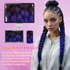 Silk-co 24" Wholesale 3 Pcs Ombre Crochet Jumbo Braid 300g