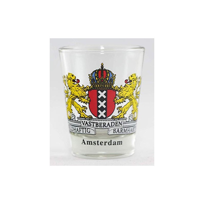 Amsterdam Netherlands Coat Of Arms Shot Glass