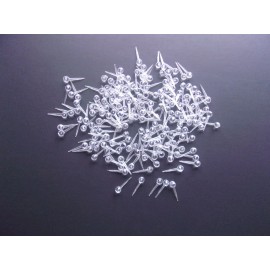 Plastic 250 Small Clear Mini Globe Pin lights For Ceramic Christmas Tree Bulb Lights