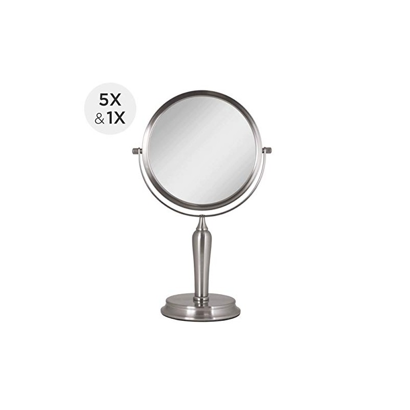 Zadro Anaheim Espejo de maquillaje redondo de 8.75 pulgadas sin