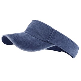 MK MATT KEELY Visor Cap Women Men Adjustable Sun Protection Baseball Golf Cap for Teenagers, Retro blue