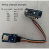 Wishiot 5pcs SD Card Module Mini TF Card Reader Sensor