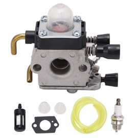 Carburetor Carb Part Metal Blower Replacement Parts with Spark Plug for Stihl BG45 BG46 BG55 BG65 BG85 SH55