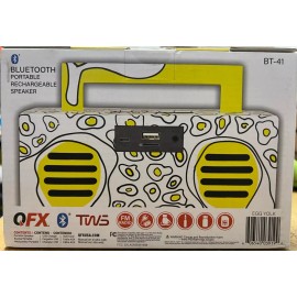 Qfx(r) QFX BT-41 Egg Yolk Bluetooth Streaming TWS Ready Speaker