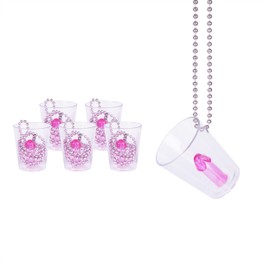 Bachelorette Party Decorations Shot Cup Bride Engagement Wife Naughty Funny Favors Supplies Accessories Fun Pack for Women Ring Wedding Diamond - 6 Pack