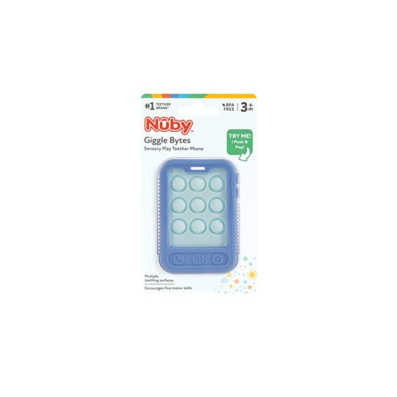 Nuby - Juguete de dentición para bebé, más de 3