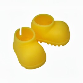 3 Pairs Shoes Accessories for Doll(Shoes Only),Multiple Colors Mini Shoes for 17cm/6.7-Inch Doll,3 Colors Match Different Outfits and Clothes (Yellow, Pink, Purple)