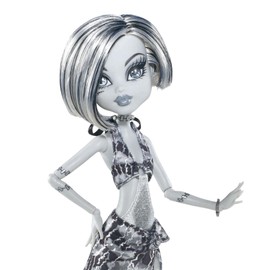 Monster High Skull Shores Black and White Frankie Stein Doll
