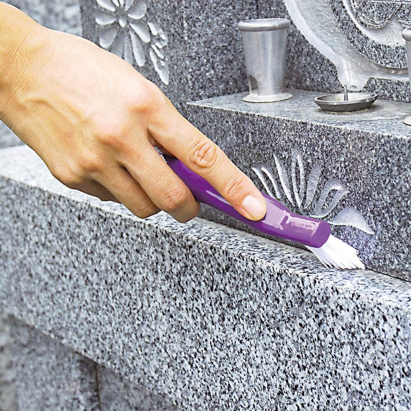Azuma PY674 Groove Cleaning Brush for Tombstones "V-Shaped Cut Brush"
