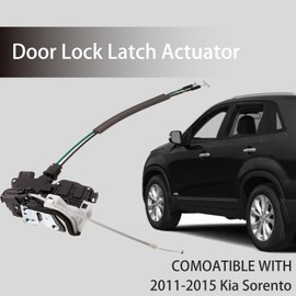 Covnikyer Driver Side Power Door Lock Actuator Compatible with Kia Sorento 2011-2015 Replacement Rear Left Door Lock Lacth Assembly 81410-2P000