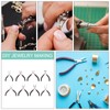 HARFINGTON 8pcs Jewelry Pliers Kits Jewelry Making Pliers Tool Needle/Round/End
