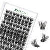 Lash Clusters 96pcs Individual Lashes C Curl 8-16MIX Eyelash Clusters