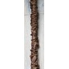 Espresso Brown Designer Cords Shantung Dupioni Silk Chandelier Chain Cover