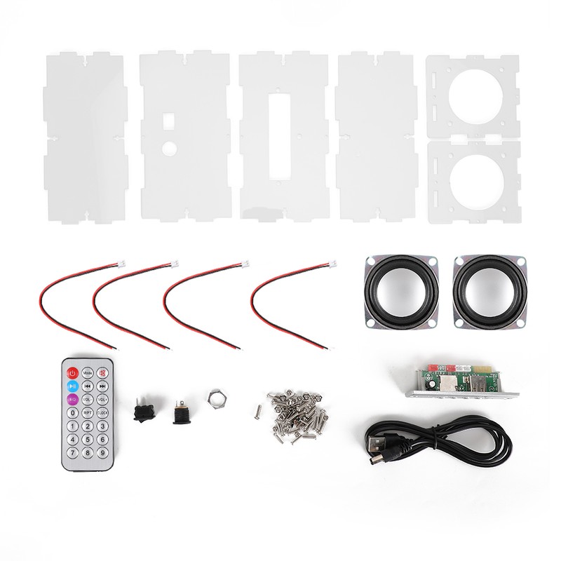 Bluetooth Speaker DIY Kit MP3 Music Pack Stereo sound 3W