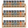 Bambition Bamboo Spice Rack Organizer, 3 Tier Spice Jars Storage