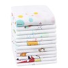 HOULIFE Children's Handkerchiefs - Baby Fabric Handkerchiefs, Double Layer Handkerchief