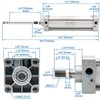 Baomain Pneumatic Air Cylinder SC 63 x 300 Pneumatic Air