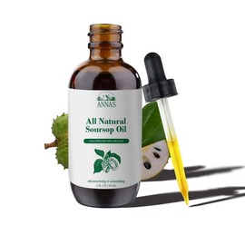 ANNAS Soursop Oil Organic,Natural Antioxidant, Cell Support & Regeneration, Immune Boost, Soursop Bitters Liquid, Non-GMO, Vegan, Natural Soursop Flavo