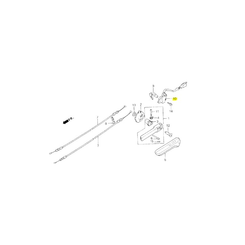 Generic OEM Reverse & Neutral Switch Wire 35370-MN5-003 Compatible with