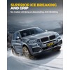 KYX Tire Chains for Car/SUV/Pickup Truks, Adjustable Universal Emergency Snow