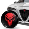SkinoEu Compatible with Alfa Romeo Emblem Badge Bonnet/Boot 74 mm
