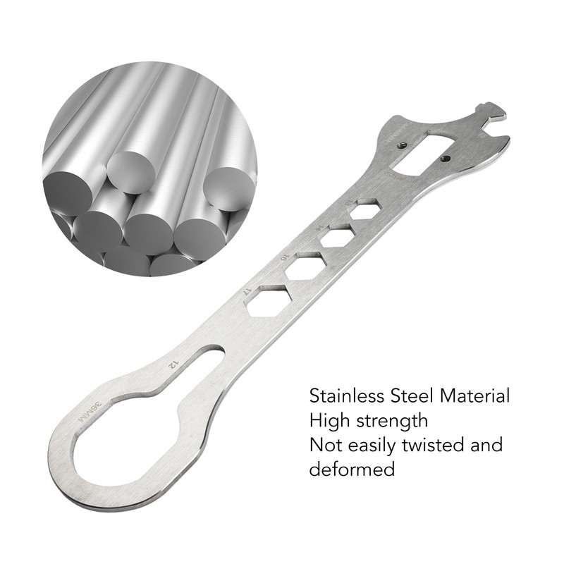 Bottom Bracket Wrench Stainless Steel Bike BB Removal Tool for