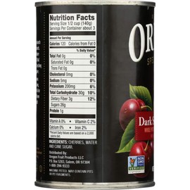 Oregon Fruit Products, Dark Sweet Cherries in Heavy Syrup, 15oz Can (Pack of 4) by Oregon