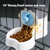 Pet Hanging Automatic Feeders Drinking Bowls，Gravity Rabbit Feeder and Water
