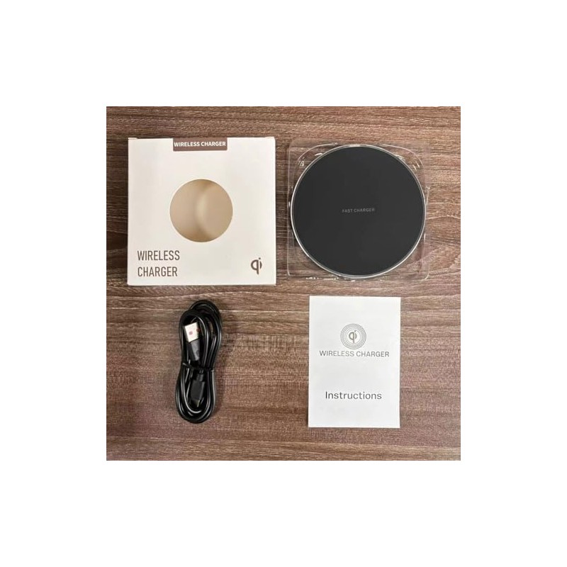Alfombrilla de carga inalámbrica de 30 W con cable tipo