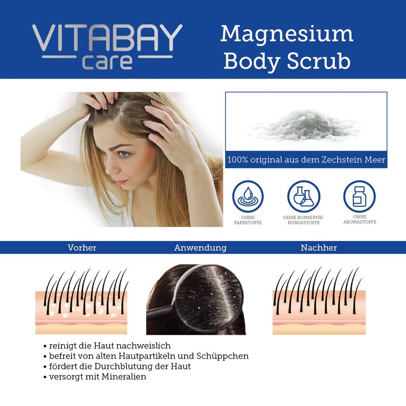 Vitabay Magnesium Body Scrub 2 x 250 ml • Body