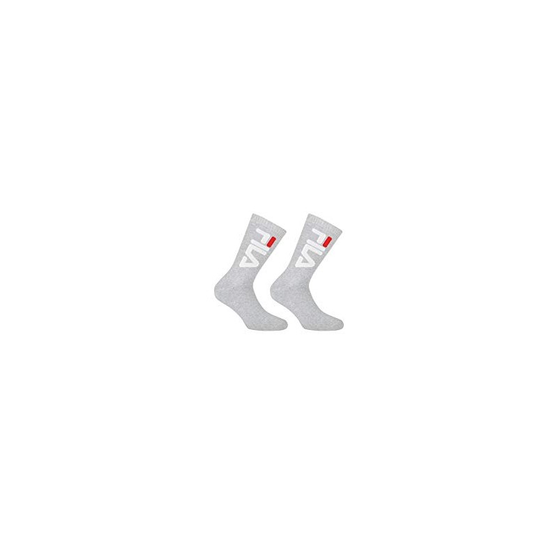 Fila Men's Linen Swimwear Tennis Socks BLACK 2 pair -