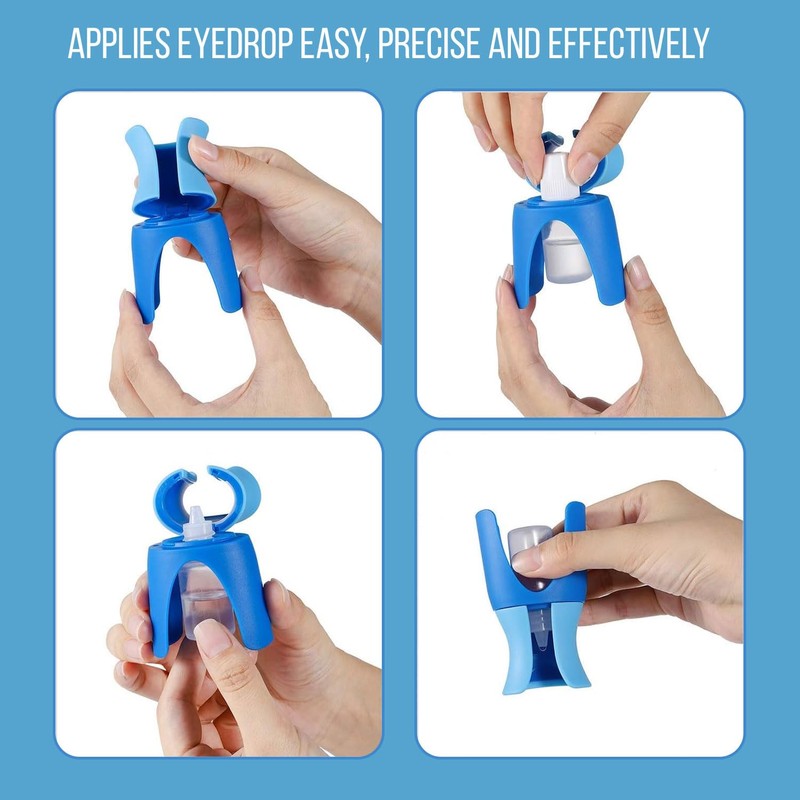 Remedic Eye Drop Guide with Silicone Adapter – Reusable Tool