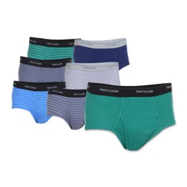 Fruit of The Loom Mid-Rise Briefs 12-Pack, X-Large, Assorted, Size X-Large