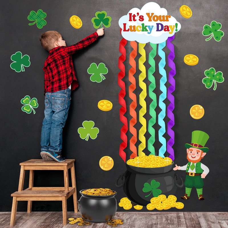 Epakh St. Patrick's Day Bulletin Board Decorations Set 3D Irish
