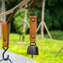 Bear Bell Bell with just the right volume and gentle voice, cow bell shape, safe hiking, mountain climbing wild vegetable picking, mountain stream, fishing, camping, disaster preparedness, outdoor