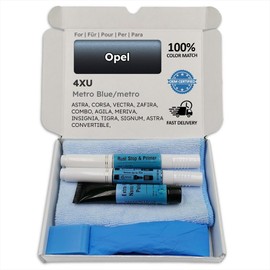 Genuine Colors Paint Pen Metro Blue 4XU for Opel Blue Astra Corsa Vectra Zafira Combo Agila Meriva Insignia Tigra Signum Convertible Convertible Cable