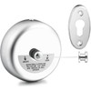 BORDSTRACT Retractable Clothesline 2.8m/9ft Stainless Steel Extendable Clothesline for Shower