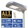 Wagan EL8590 2000 Lumens Integrated LED Solar Street Light with