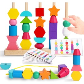 Royouzi Montessori Toy from 2 3 4 5 Years, Wooden Toy Sorting Game Toy from 2 3 4 5 Years Boys Girls Children's Toy Motor Skills Toy Educational Game Gift