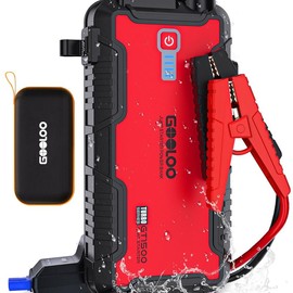 GOOLOO Jump Starter Battery Pack 1500A ‚Äî2000A Water-Resistant Multi-Function Power Boost for Up to 8.0L Gas or 6.0L Diesel Engines.:_BLACK