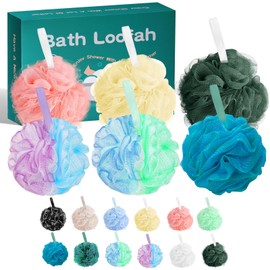Amazerbst loofah,loofah Sponge for Women and Men,Pack of 6